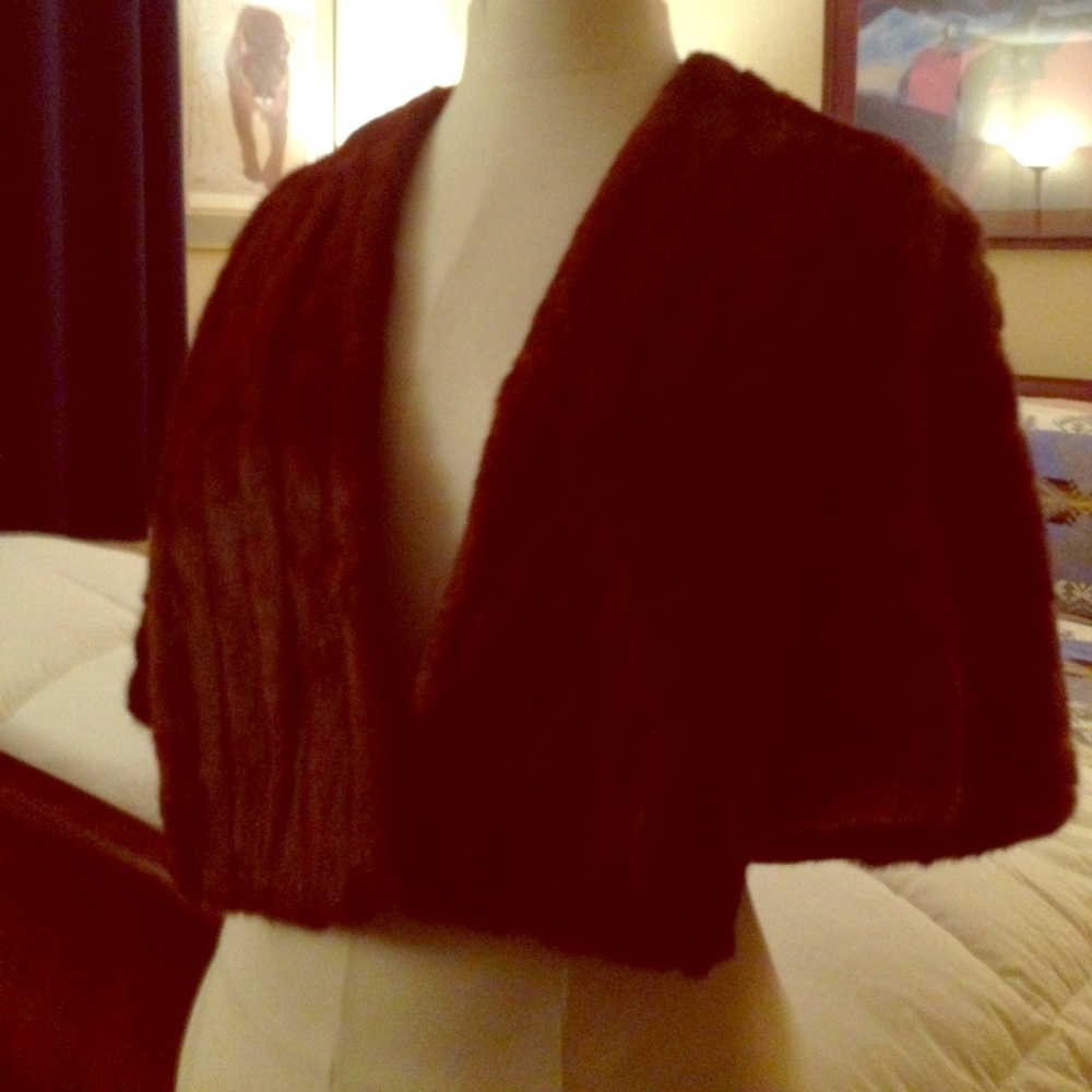 Mink Shawl, Gorgeous and Shiny